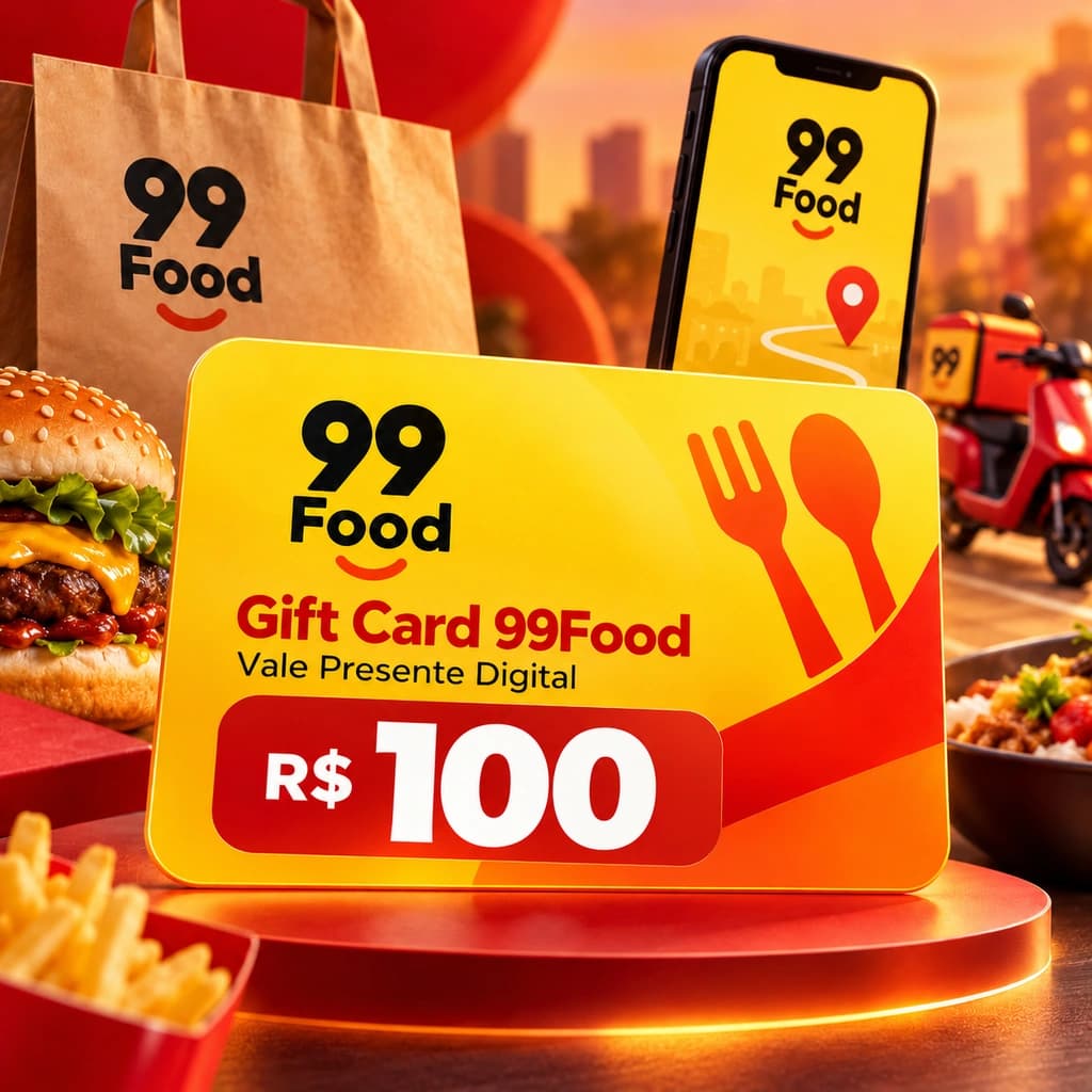 Gift Card 99Food R$ 100,00 - Vale Presente Digital