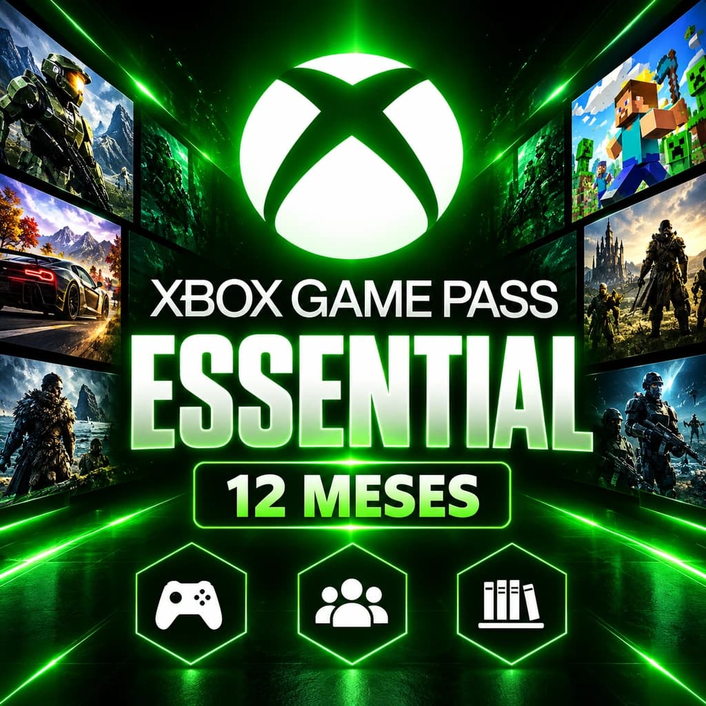 Xbox Game Pass Essential 12 Meses - Assinatura Digital