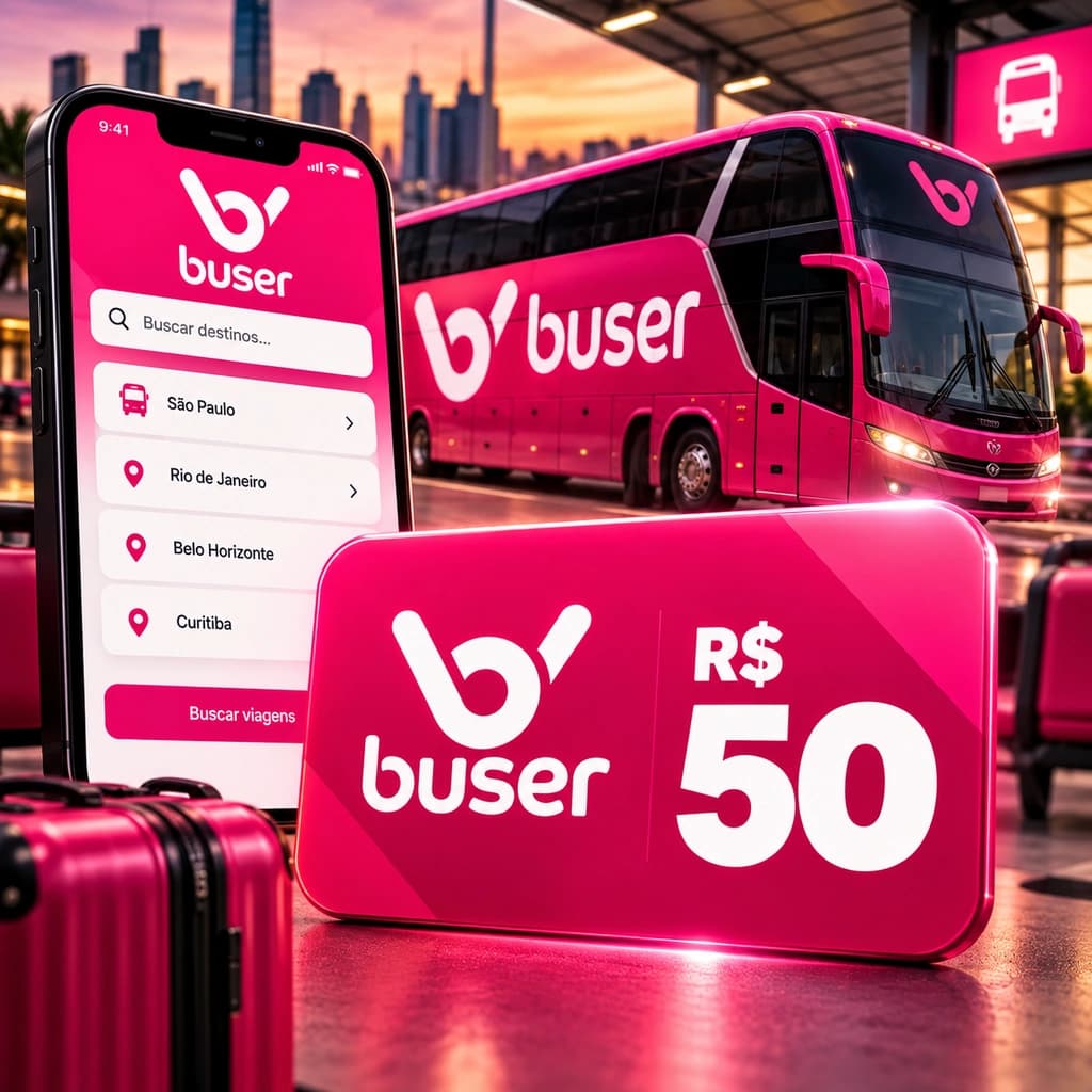 Gift Card Buser R$ 50,00 - Cartão Presente Digital