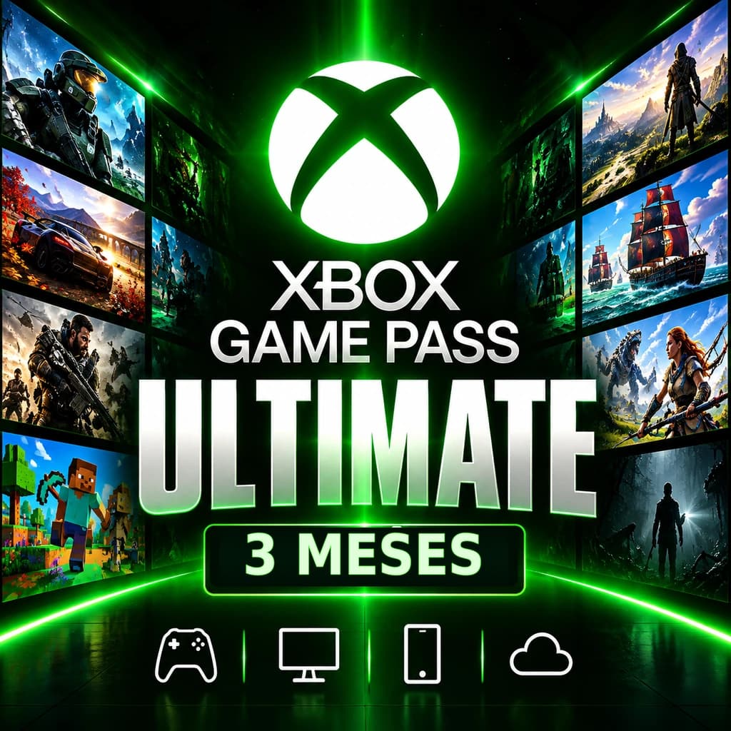 Xbox Game Pass Ultimate 3 Meses - Assinatura Digital