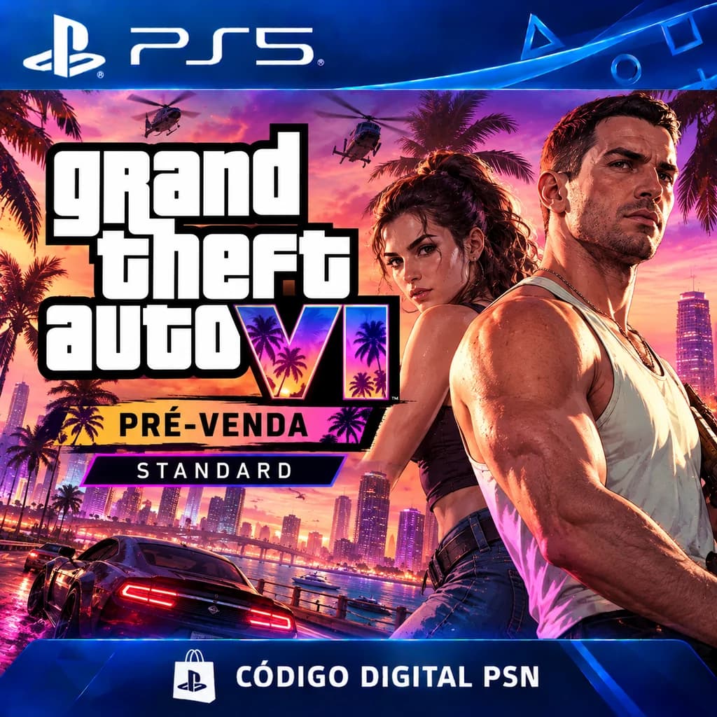 Pré-venda GTA VI Edição Standard PS5 - Crédito PSN Digital