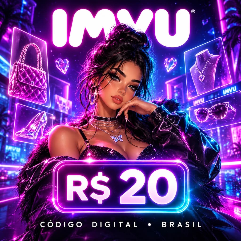 IMVU Gift Card R$ 20 - Código Digital Brasil