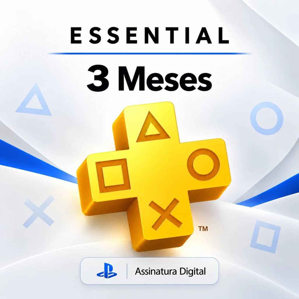 PlayStation Plus Essential 3 Meses - Assinatura Digital