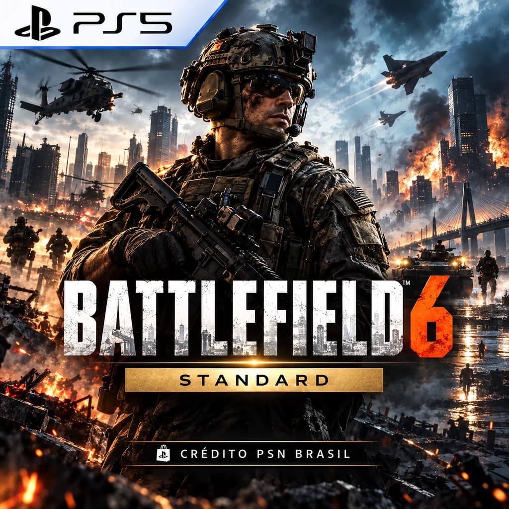 Battlefield 6 Standard para PS5 – Crédito PSN Brasil