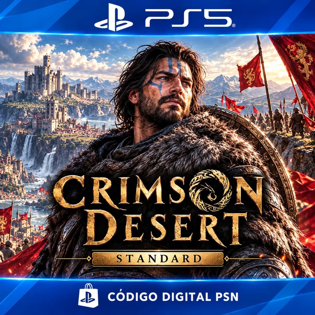 Crimson Desert Standard para PS5 – Crédito PSN Brasil