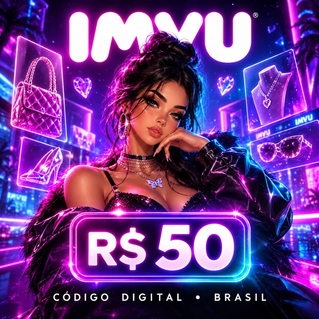 IMVU Gift Card R$ 50 - Código Digital Brasil