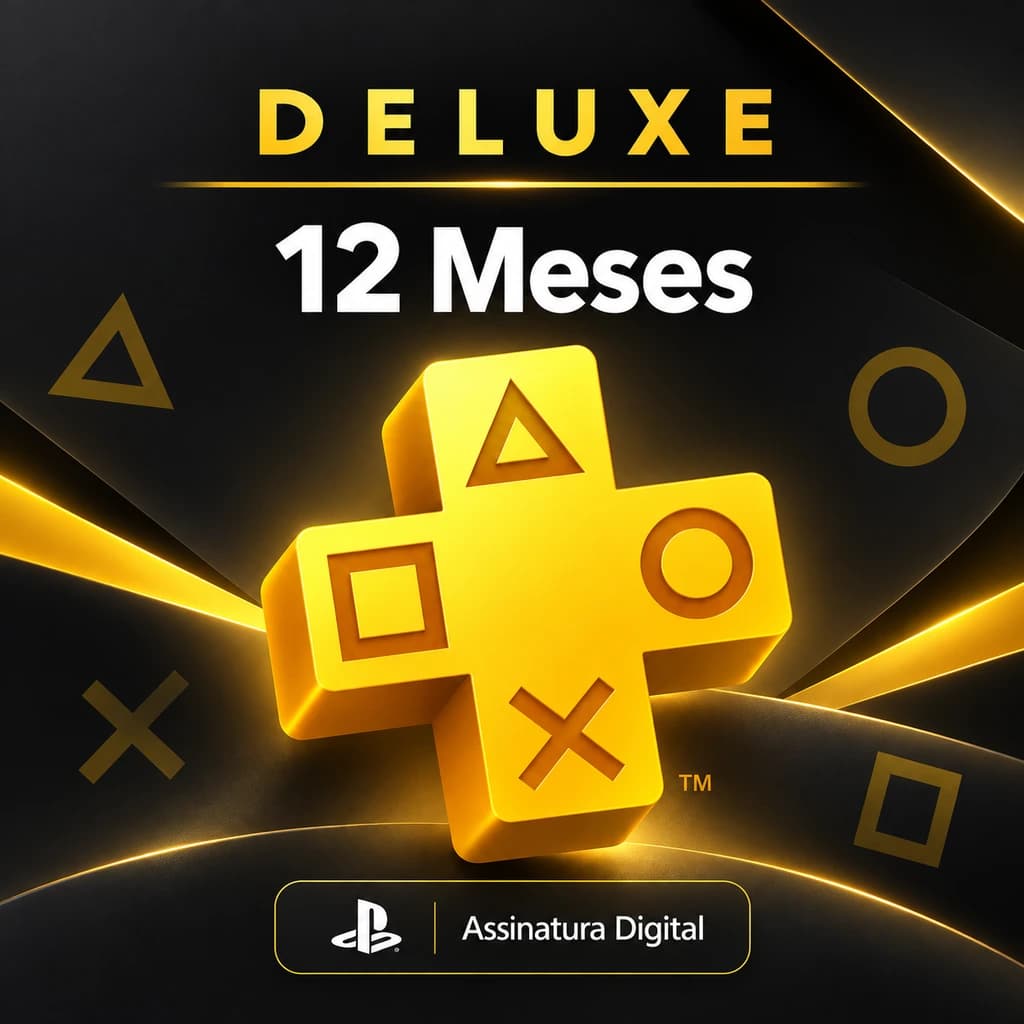 PlayStation Plus Deluxe 12 Meses - Assinatura Digital