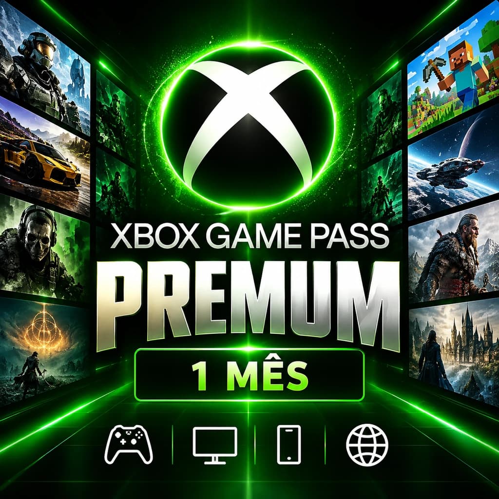 Xbox Game Pass Premium 1 Mês - Assinatura Digital
