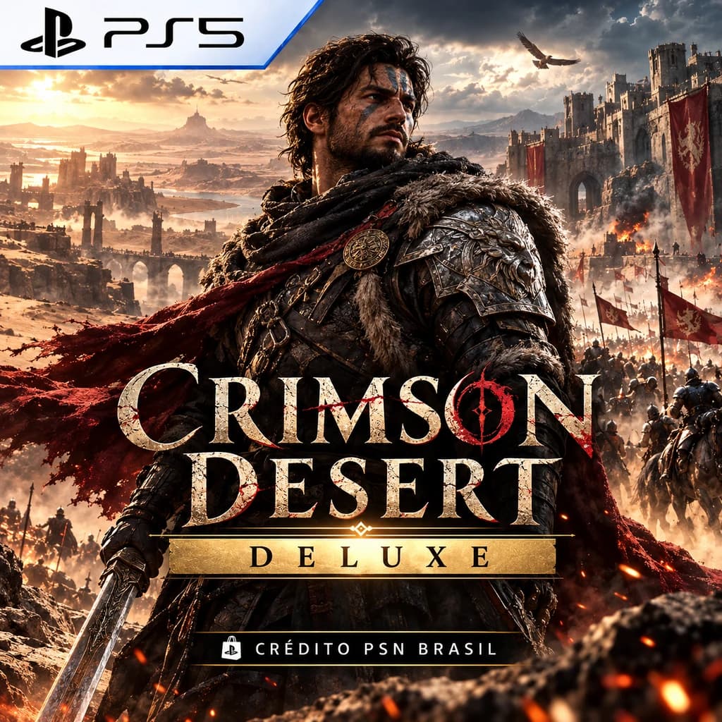 Crimson Desert Deluxe para PS5 – Crédito PSN Brasil
