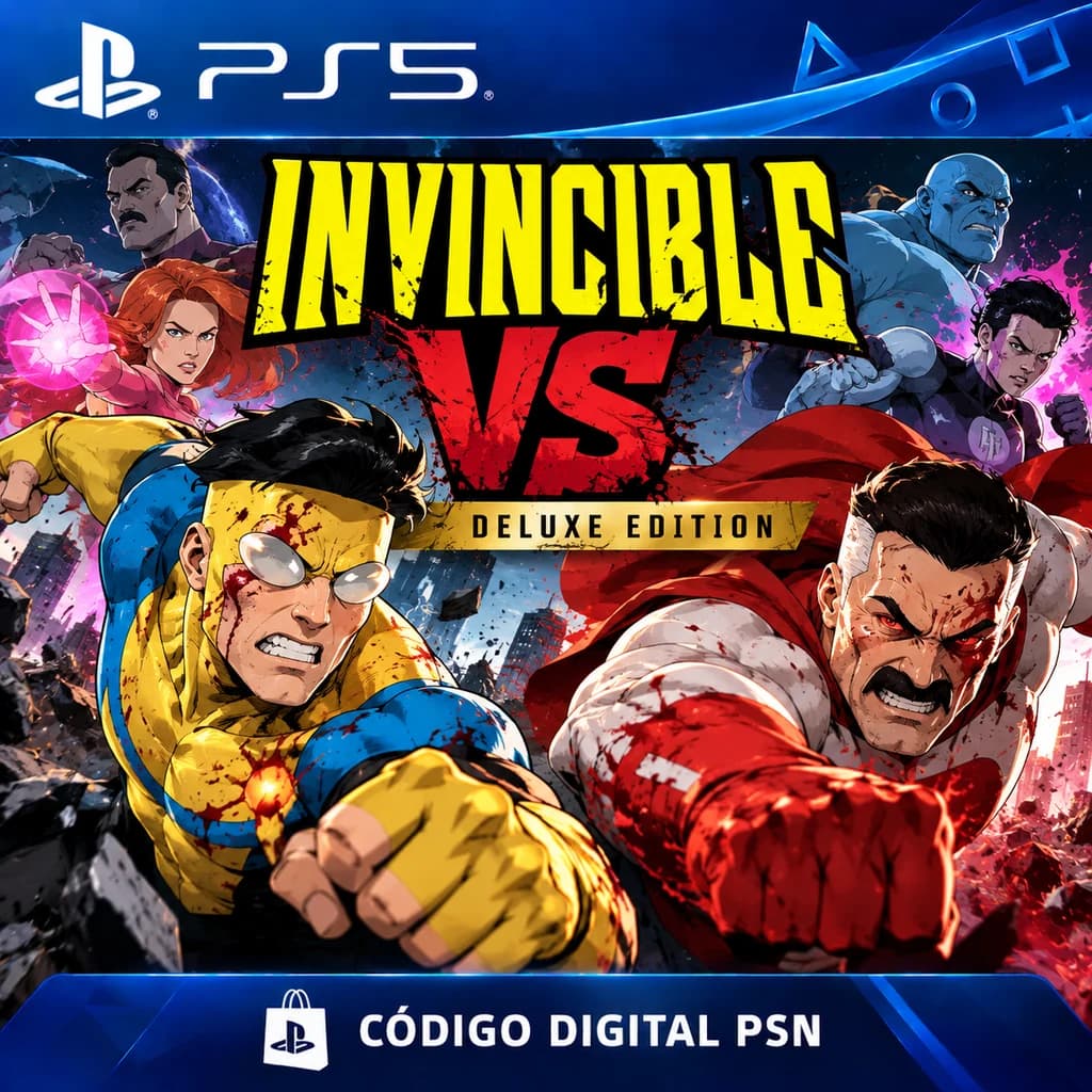 Invincible VS Deluxe para PS5 – Crédito PSN Brasil