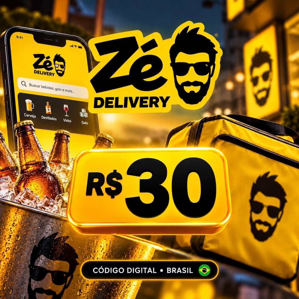 Gift Card Zé Delivery R$ 30,00 - Vale Presente Digital